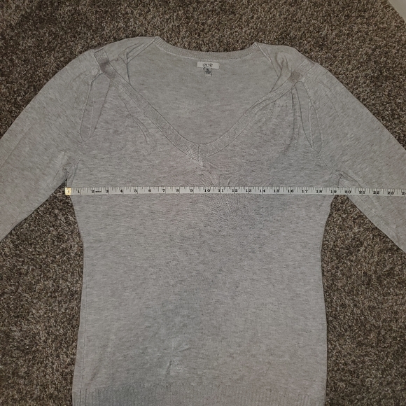 Caché Cold Shoulder Sweater - Picture 8 of 8